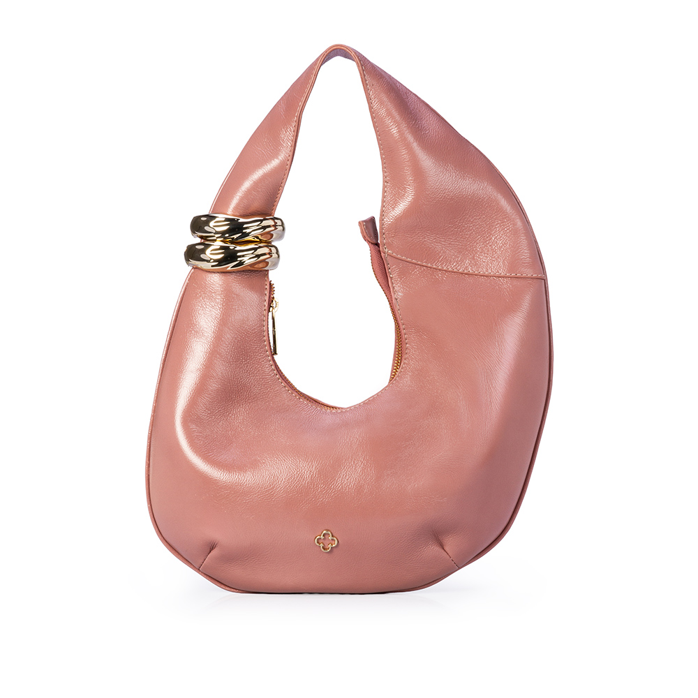 BOLSA HOBO COURO MALVA image number 0