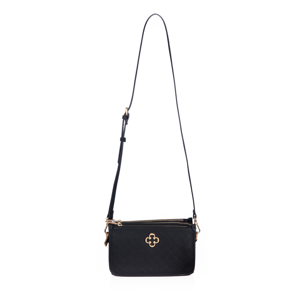 BOLSA PRETA TRANSVERSAL SHOULDER BAG image number 3