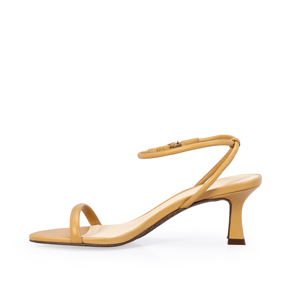 SAND&Aacute;LIA SALTO M&Eacute;DIO BEGE SAVANA DE COURO image number 2