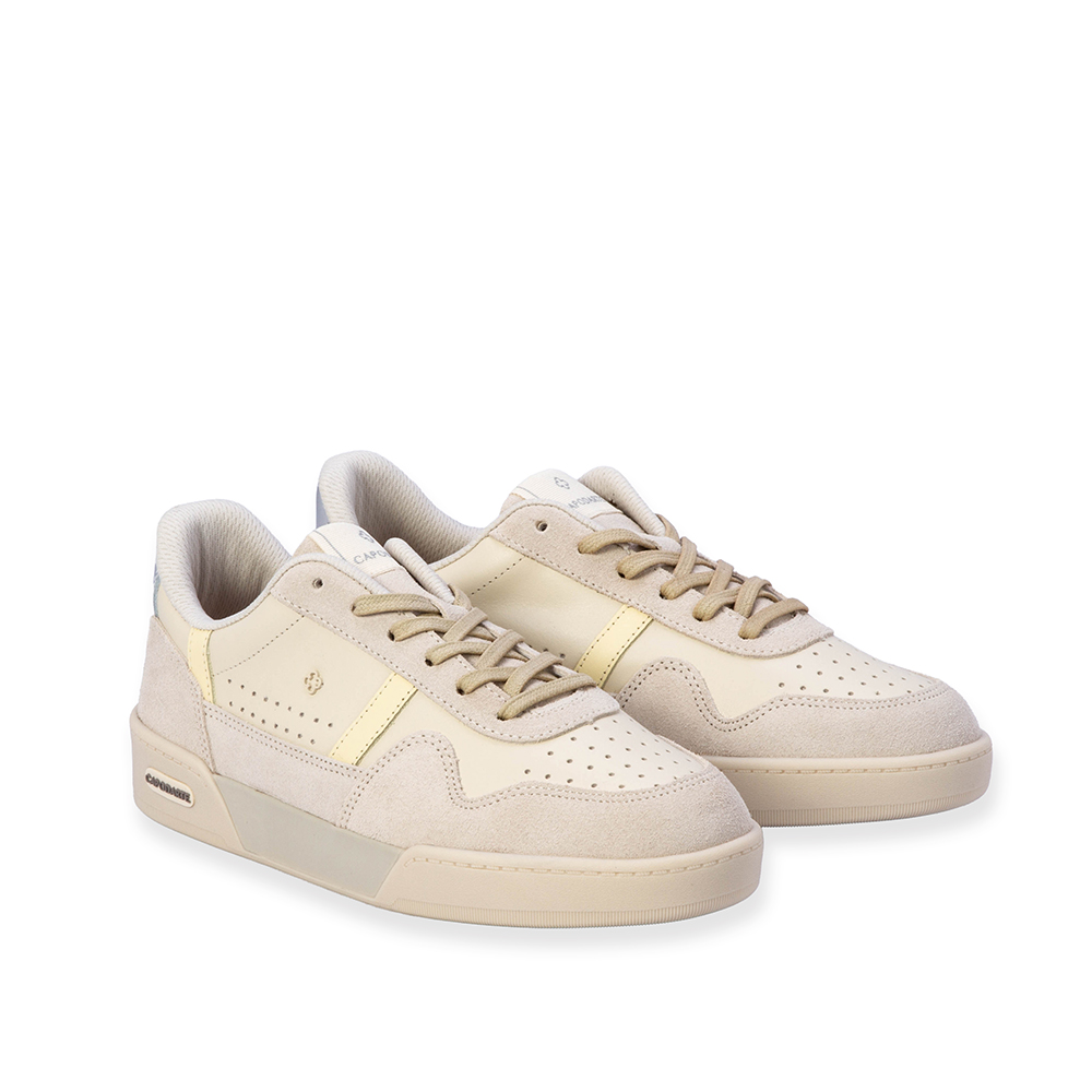 T&Ecirc;NIS FEMININO CREME BRULLE DE COURO AMARRA&Ccedil;&Atilde;O image number 1