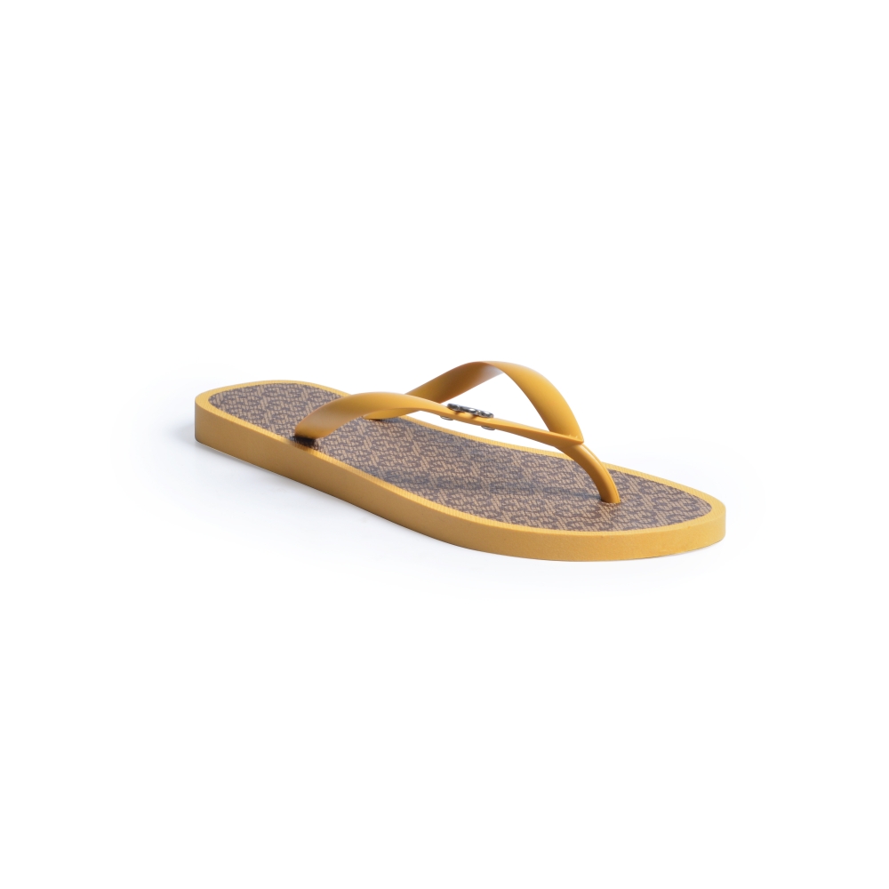 CHINELO DE DEDO INJETADO MONOGRAMA AMARELO DAMASCO image number 1