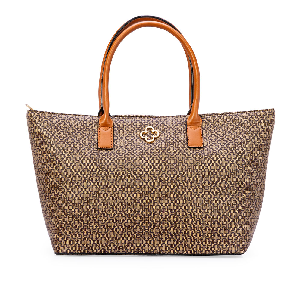 BOLSA GRANDE CARAMELO MONOGRAMA SHOPPER image number 0