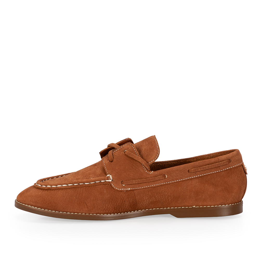 LOAFER MOCASSIM MARROM COURO NOBUCK image number 2