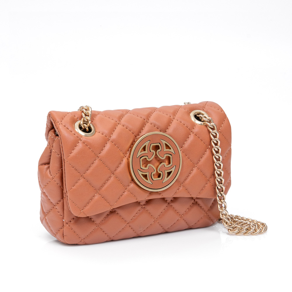 BOLSA PEQUENA COURO CARAMELO MINI OLIVIA image number 1