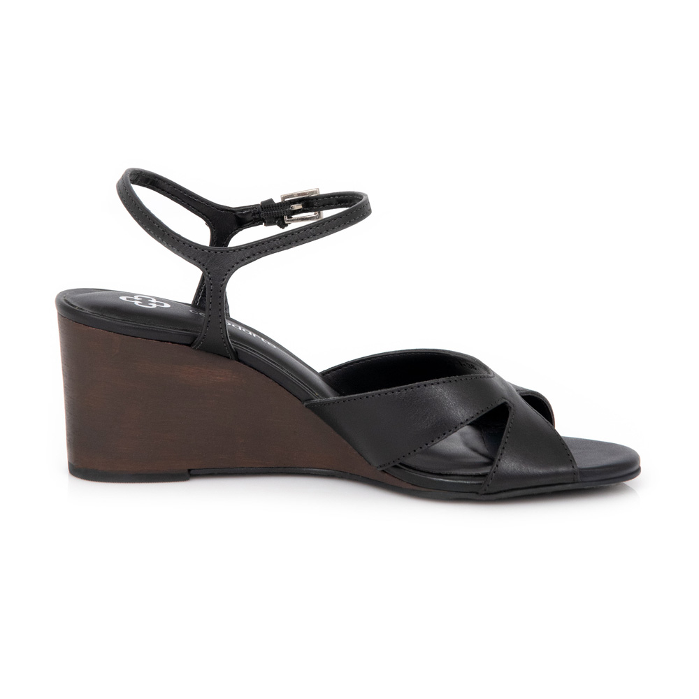 SAND&Aacute;LIA ANABELA PRETA COURO image number 0