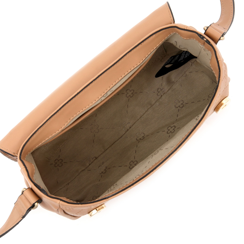 BOLSA PEQUENA TIRACOLO BEGE NATURALE MONOGRAMA image number 4