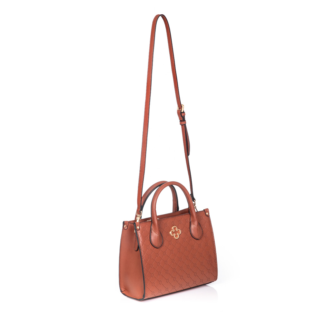 BOLSA CARAMELO MÉDIA TOTE image number 3