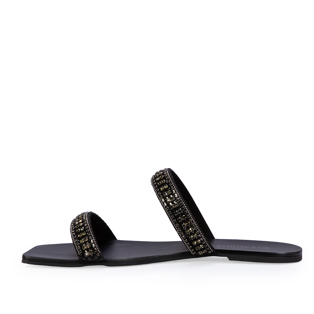 CHINELO RASTEIRO PRETO MALHA DIAMOND image number 2