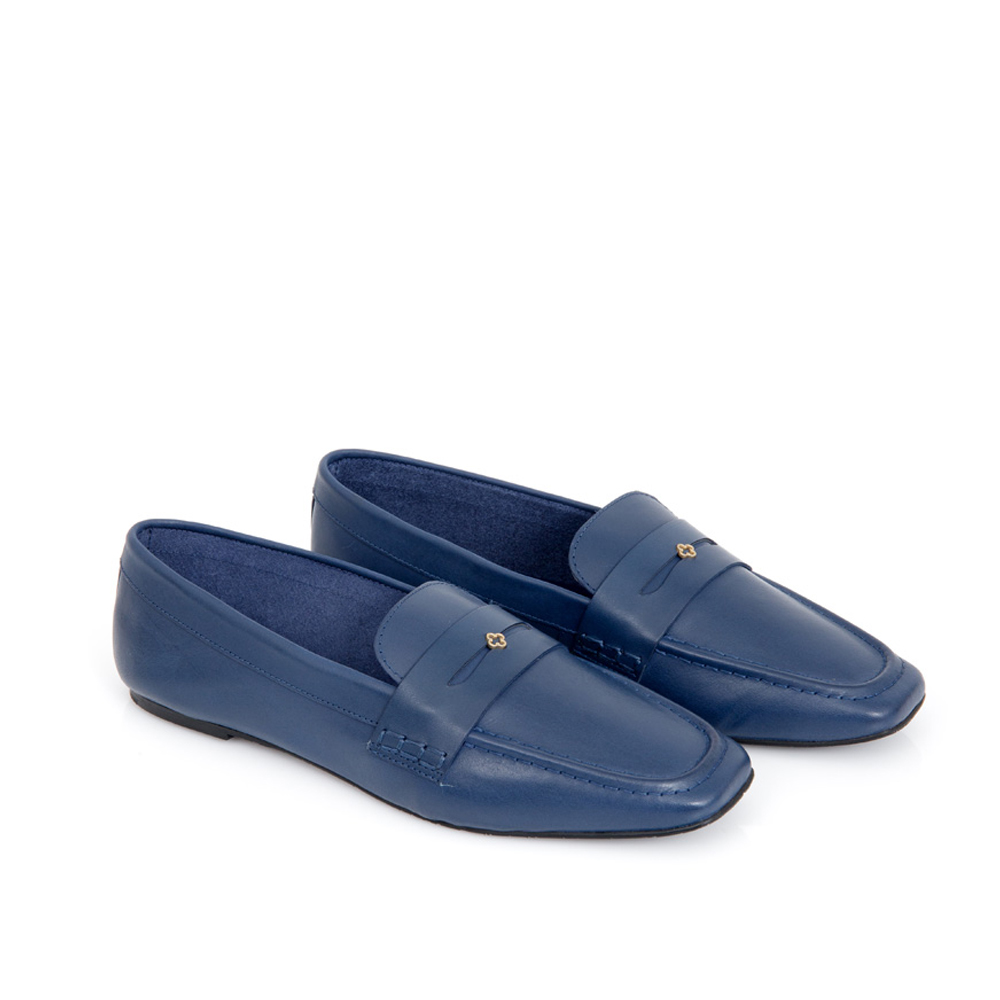 LOAFER MOCASSIM DE COURO MARINHO AZZURRO image number 1
