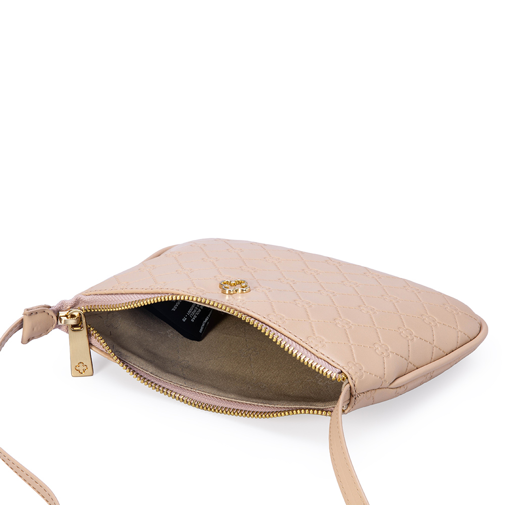 BOLSA SHOULDER BAG TIRACOLO NUDE SEDA MONOGRAMA PIETRA image number 4