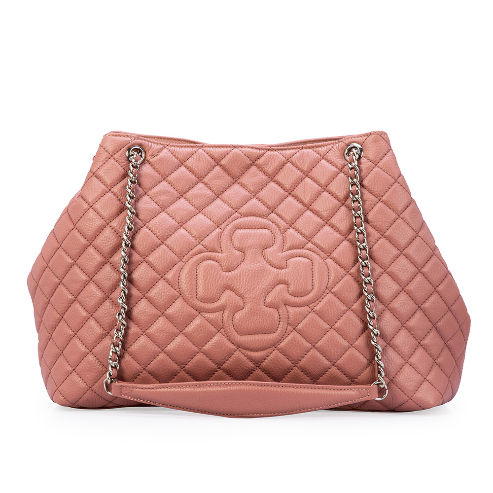 BOLSA ROSA MALVA DE COURO MATELASS&Ecirc; HOBO CARINA image number 1