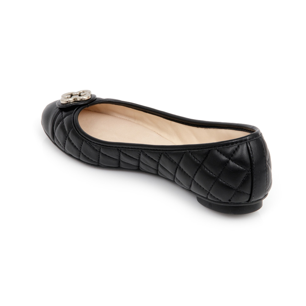 SAPATILHA CATHERINE MODERNITÁ PRETA DE COURO MATELASSÊ image number 2