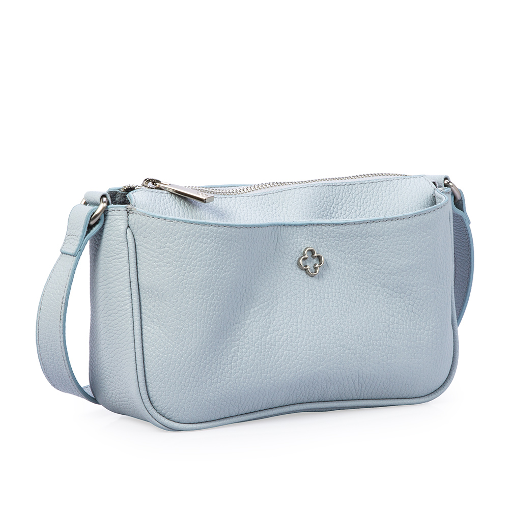 BOLSA PEQUENA TIRACOLO AZUL DE COURO SHOULDER BAG image number 3