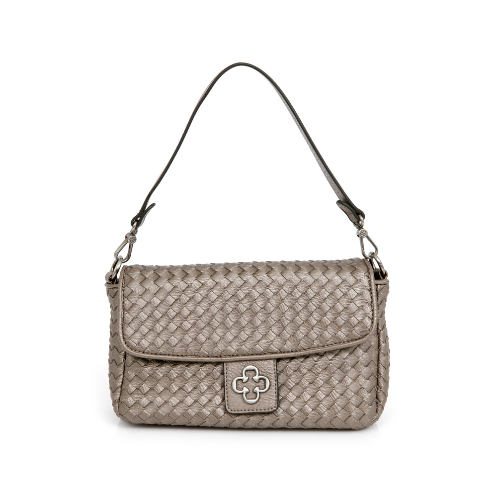 BOLSA PEQUENA TRESSET CINZA image number 0