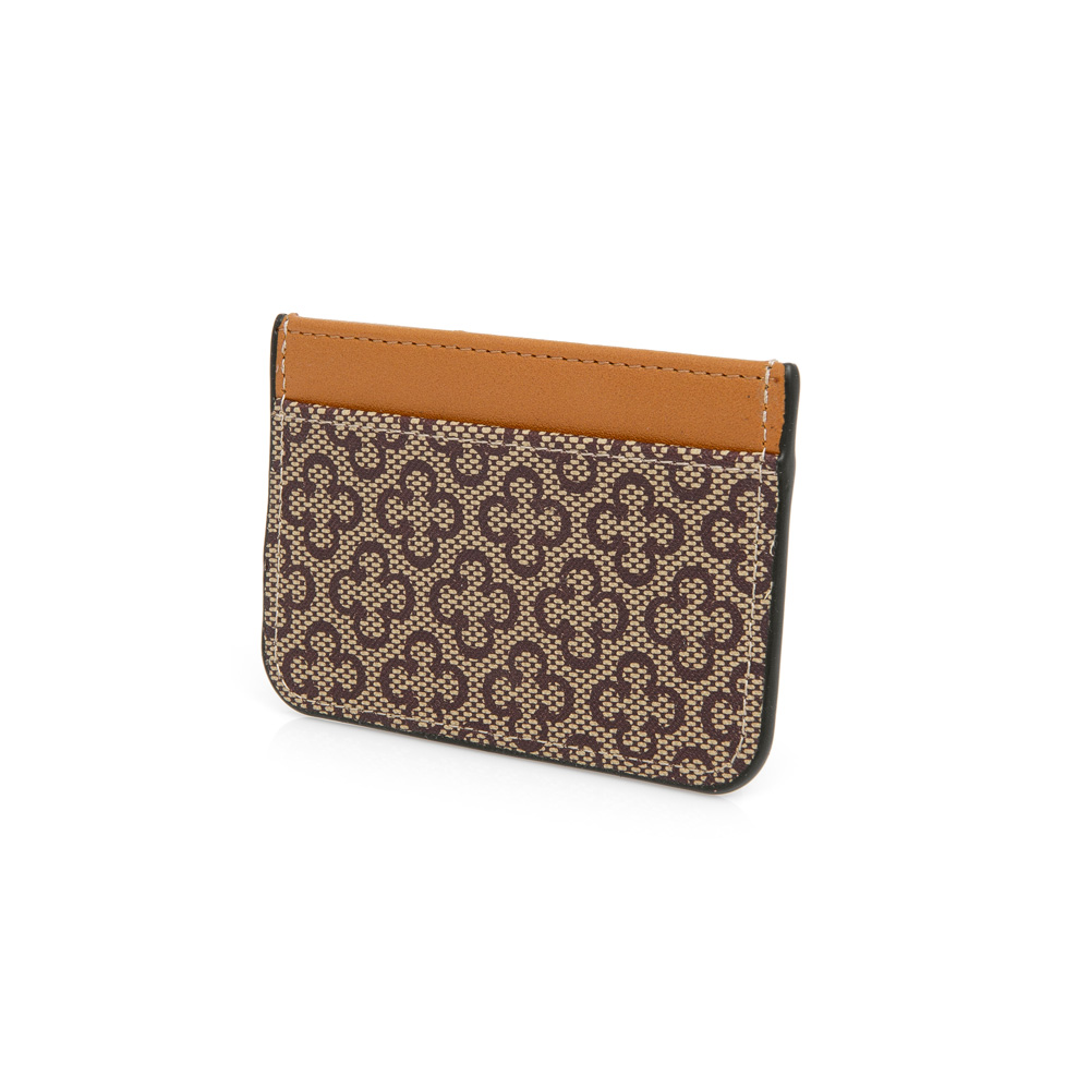 KIT CHAVEIRO + PORTA CART&Atilde;O CARAMELO MONOGRAMA image number 3