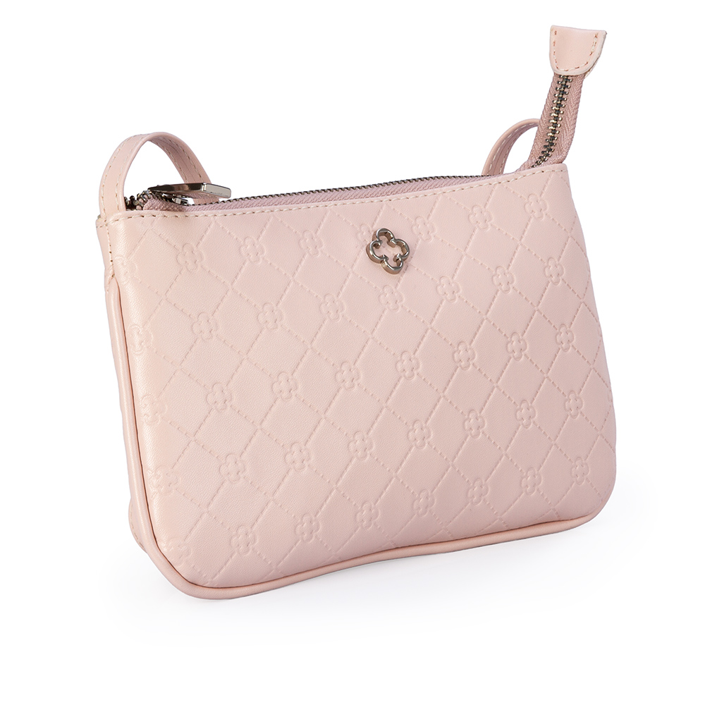 BOLSA TIRACOLO ROSA PE&Ocirc;NIA MONOGRAMA SHOULDER BAG image number 3