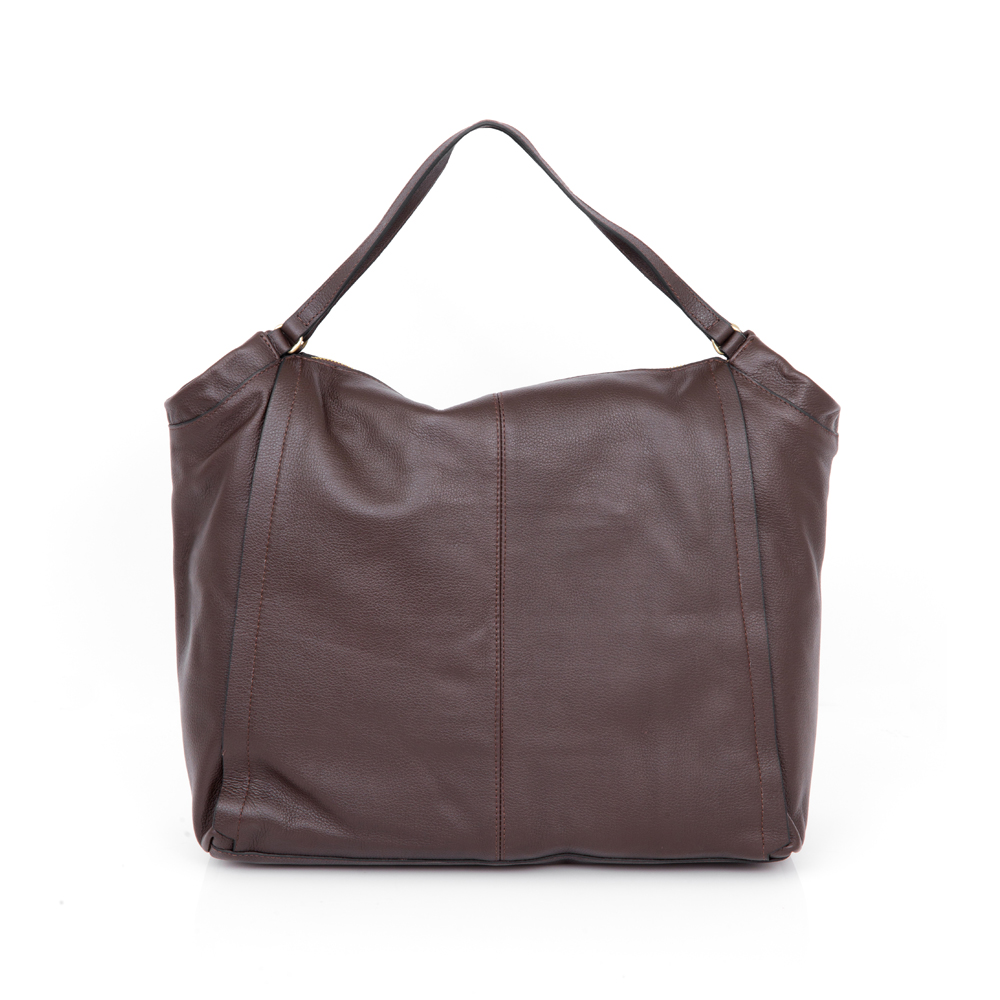BOLSA DE COURO MARROM TOBACCO SHOPPER image number 2
