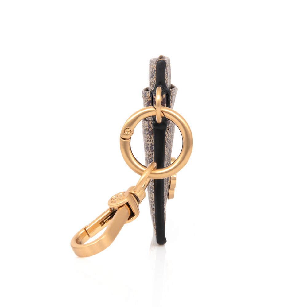 CHAVEIRO PORTA CART&Atilde;O BEGE MONOGRAMA image number 4