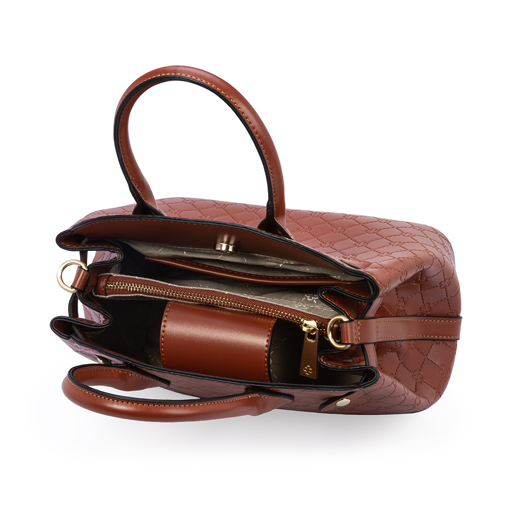 BOLSA CARAMELO MONOGRAMA TOTE image number 4