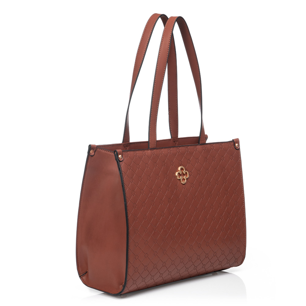 BOLSA CARAMELO CAMEL SHOPPER image number 1