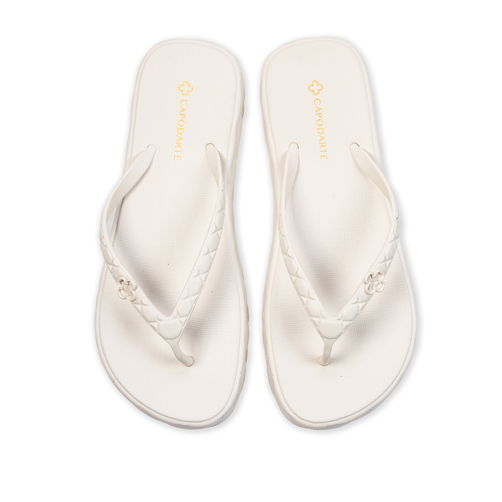 CHINELO DE DEDO PLATAFORMA BRANCO MATELASS&Ecirc; image number 4