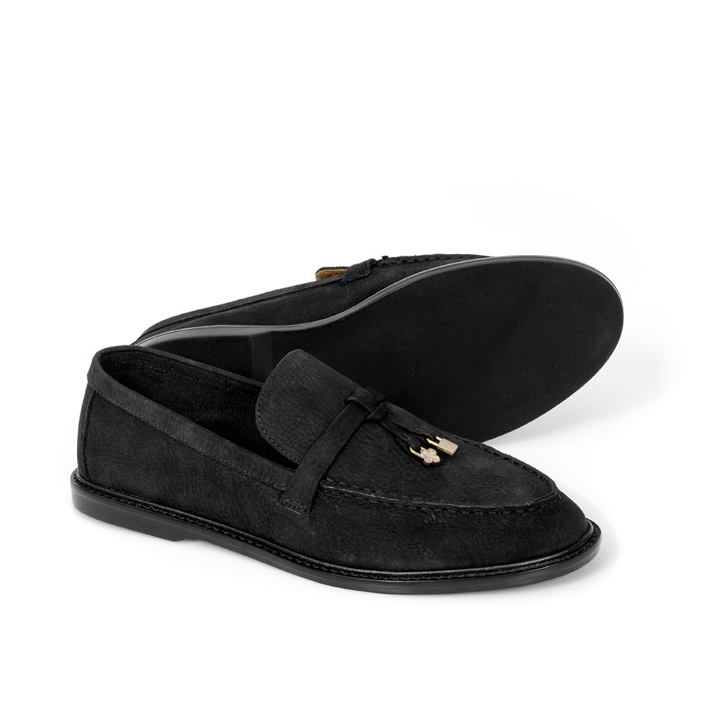 LOAFER MOCASSIM PRETO COURO NOBUCK image number 3