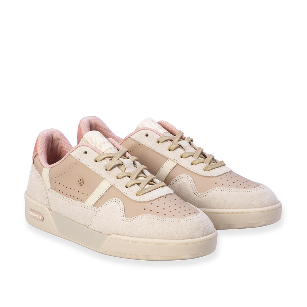 T&Ecirc;NIS FEMININO AMARRA&Ccedil;&Atilde;O NUDE SEDA DE COURO image number 1