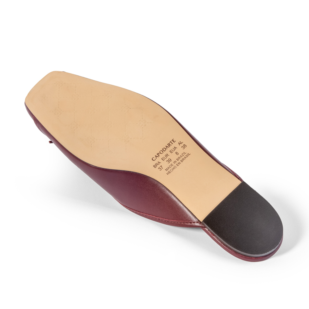 MULE BORD&Ocirc; DE COURO image number 3