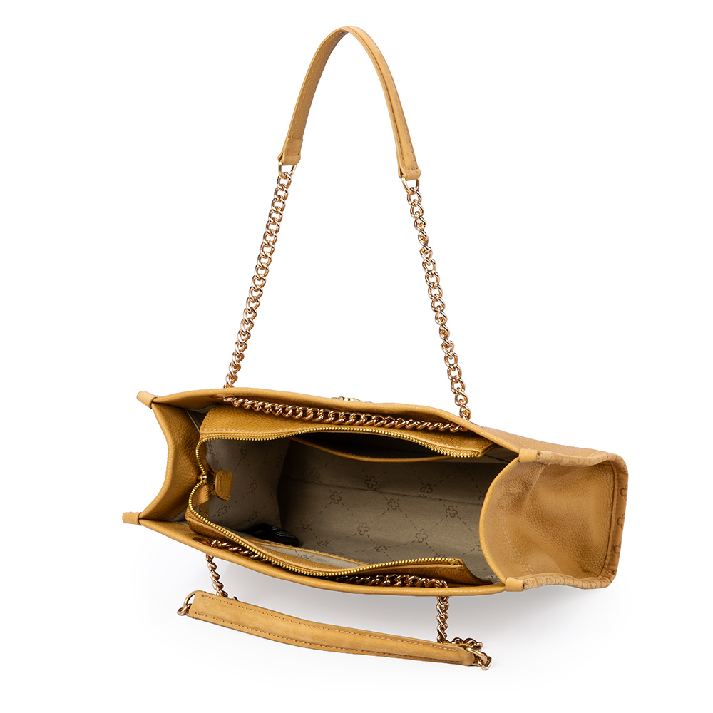 BOLSA BEGE SAVANA COURO NOBUCK SHOPPER image number 4