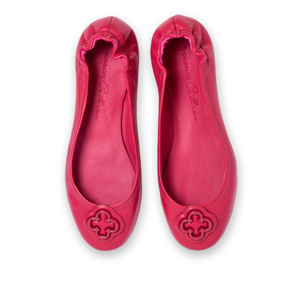 SAPATILHA INFANTIL VERMELHA RUBI DE COURO image number 4