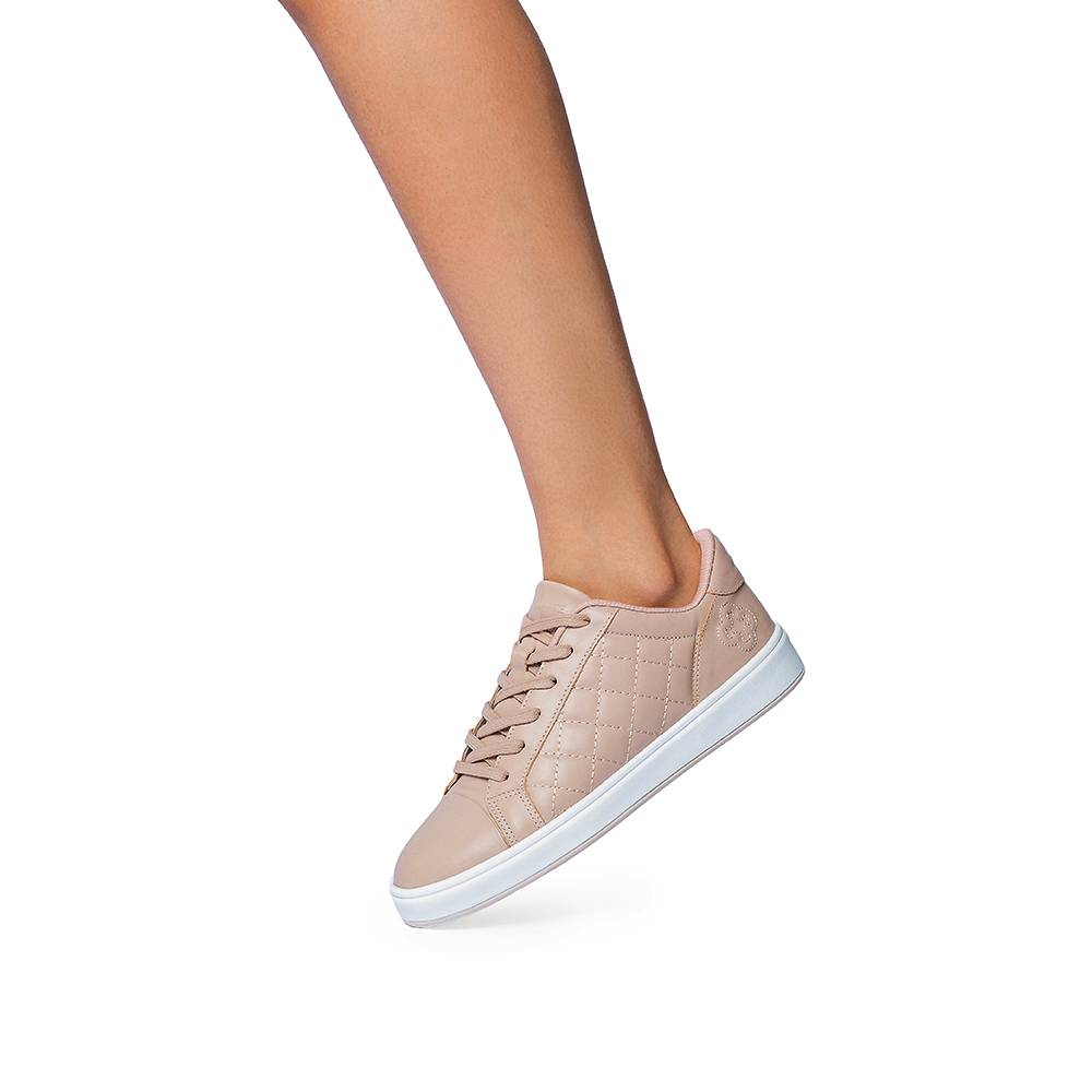 T&Ecirc;NIS FEMININO COURO SATINATO NUDE SEDA AMARRA&Ccedil;&Atilde;O image number 1