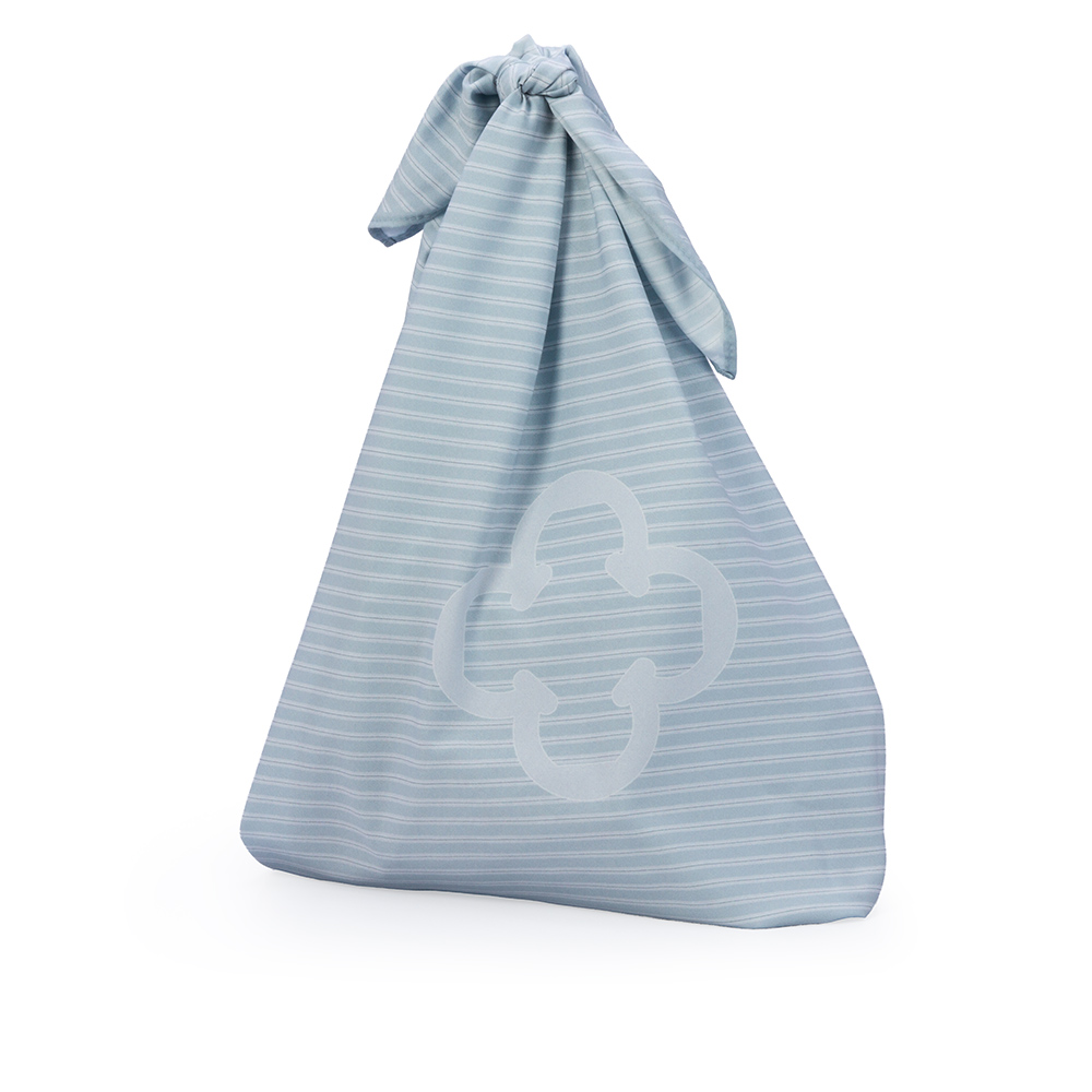 KIT INFANTIL CHINELO DE AZUL LISTRAS + BOLSA DE LEN&Ccedil;O image number 2