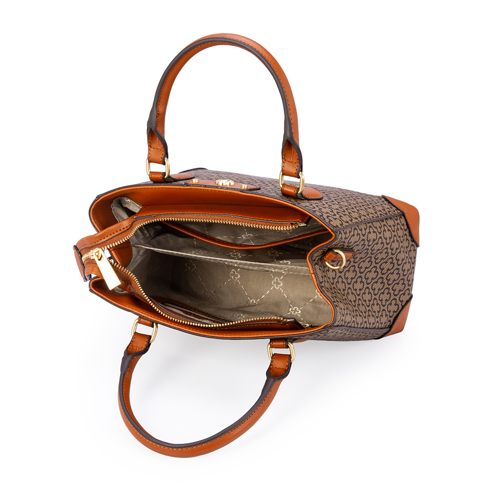 BOLSA M&Eacute;DIA CARAMELO MONOGRAMA TOTE image number 4