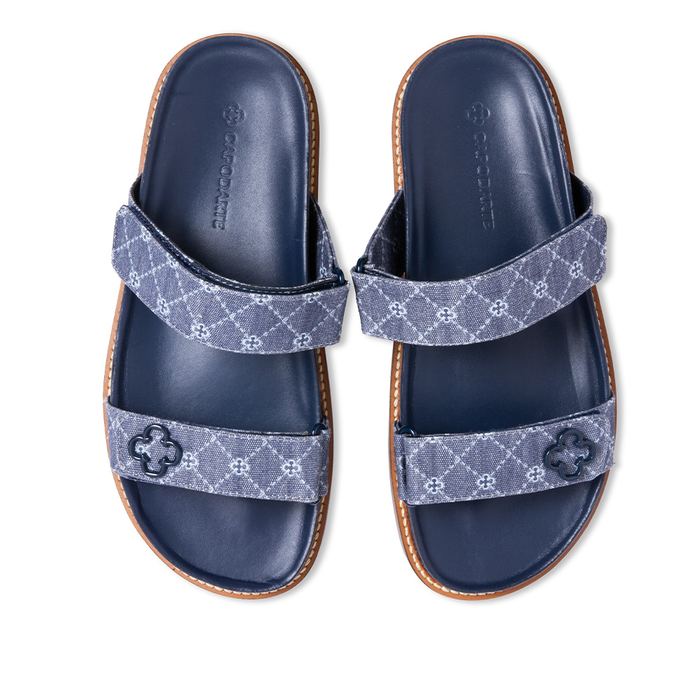 PAPETE JEANS MONOGRAMA COM VELCRO image number 4