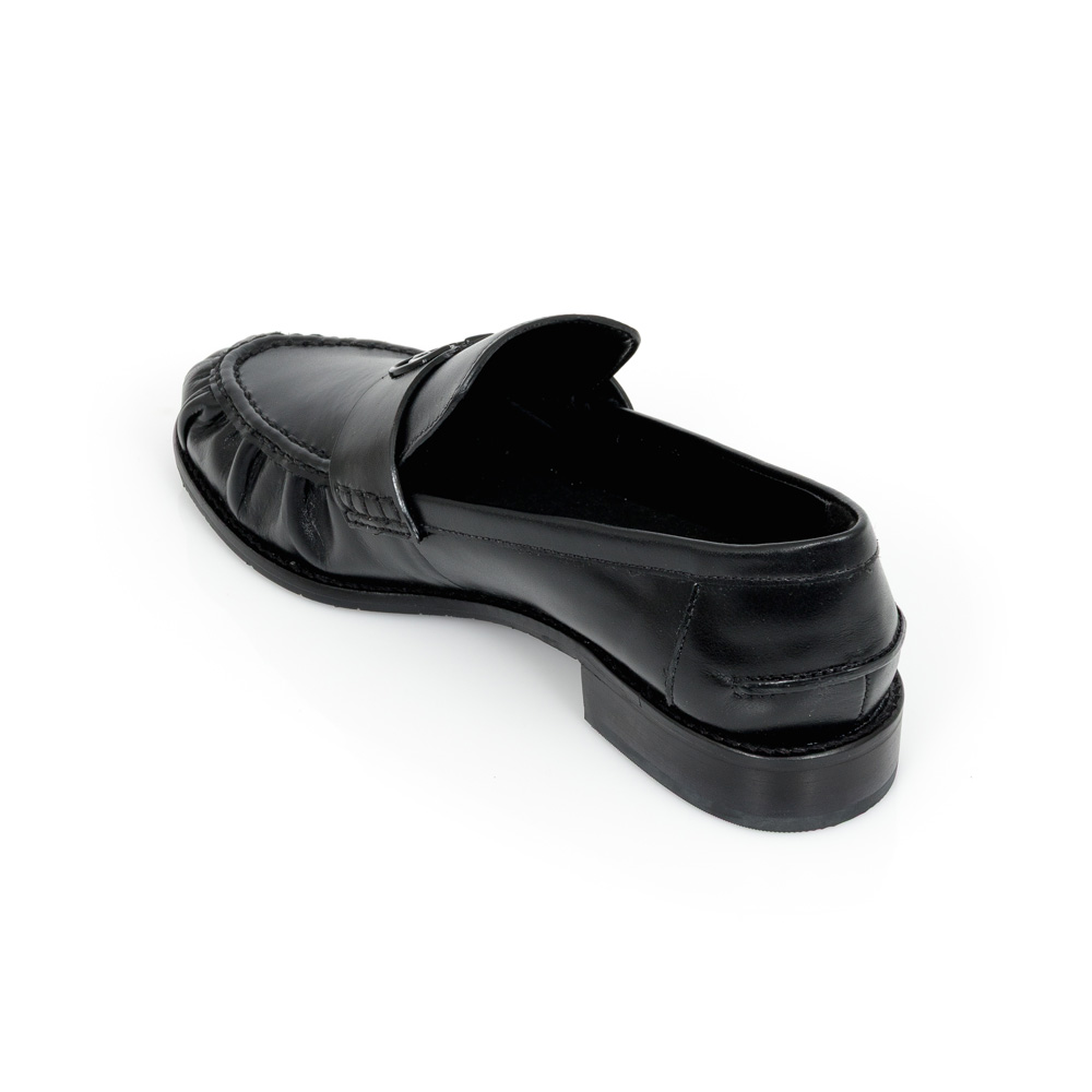 LOAFER MOCASSIM PRETO DE COURO image number 2