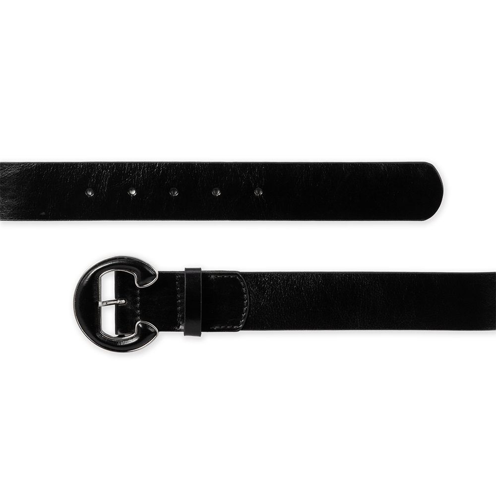 CINTO FEMININO PRETO DE COURO VETRO image number 2