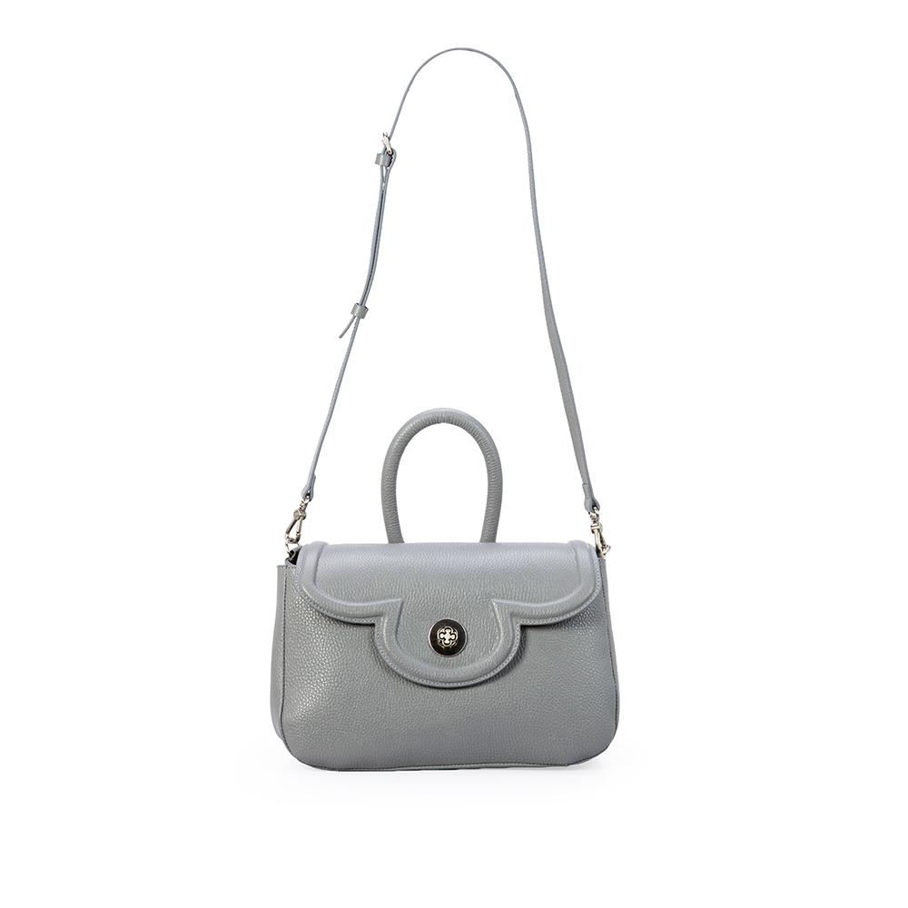 BOLSA TIRACOLO CINZA CARBONO DE COURO TOTE image number 1