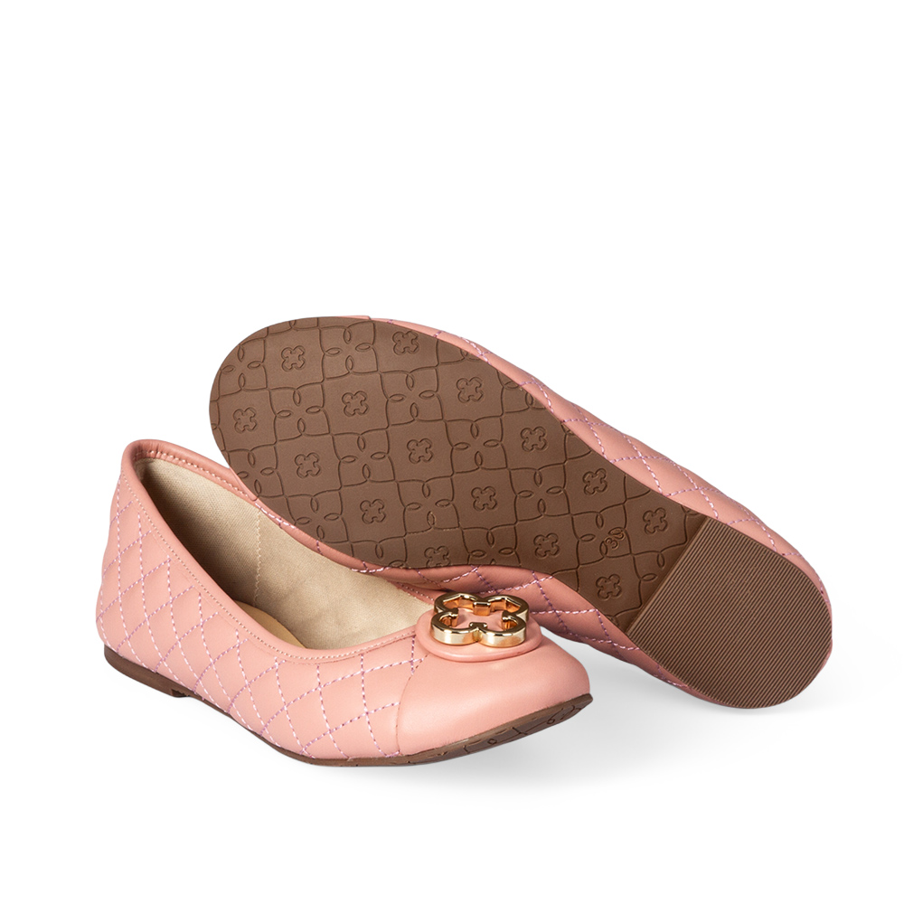 SAPATILHA INFANTIL ROS&Ecirc; COURO MATELASS&Ecirc; image number 3