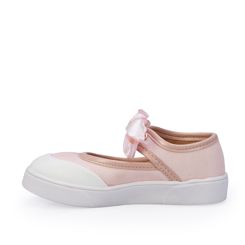 SAPATILHA BEB&Ecirc; BRANCA AMARRA&Ccedil;&Atilde;O CETIM image number 2