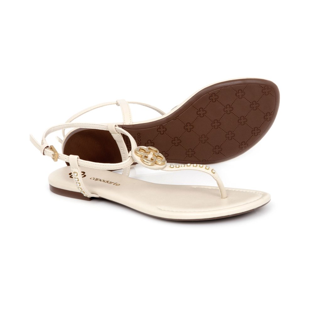 SAND&Aacute;LIA RASTEIRA BEGE R&Aacute;FIA image number 3