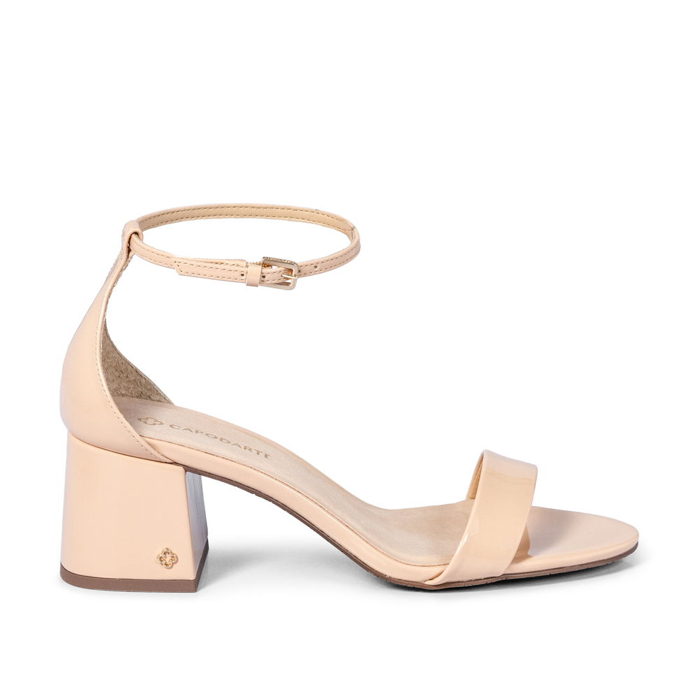 SAND&Aacute;LIA SALTO BLOCO NUDE SEDA COM TIRA VERNIZ image number 0