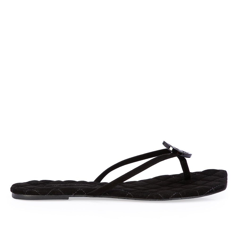CHINELO RASTEIRO PRETO COURO NOBUCK image number 0