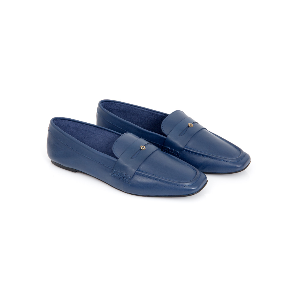 LOAFER MOCASSIM DE COURO MARINHO AZZURRO image number 1
