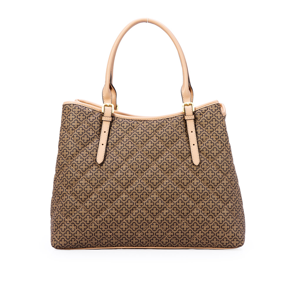 BOLSA SHOPPER BEGE NATURAL MONOGRAMA image number 2