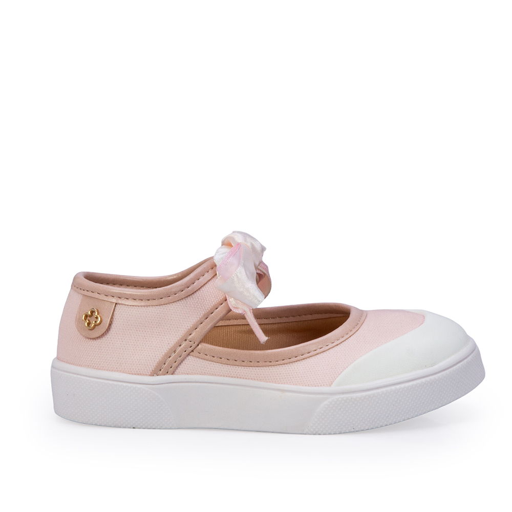 SAPATILHA BEB&Ecirc; BRANCA AMARRA&Ccedil;&Atilde;O CETIM image number 0