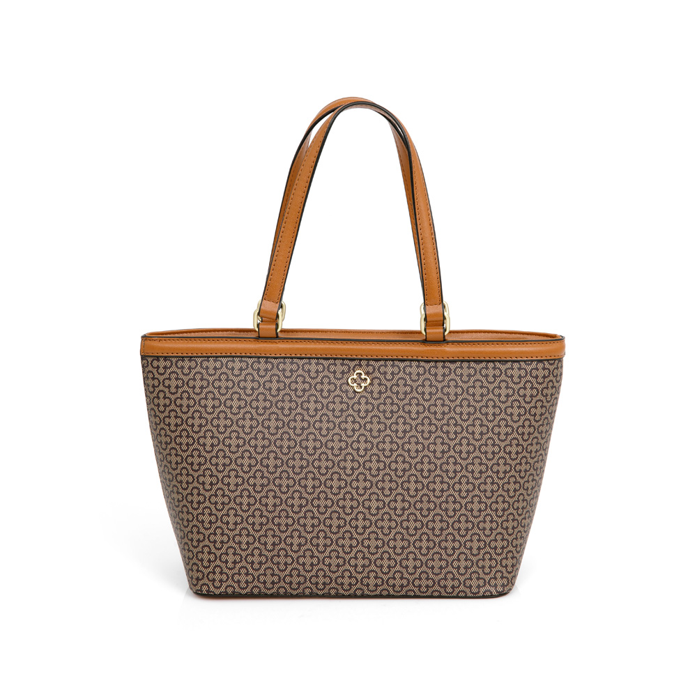 BOLSA GRANDE BEGE MONOGRAMA SHOPPER image number 0