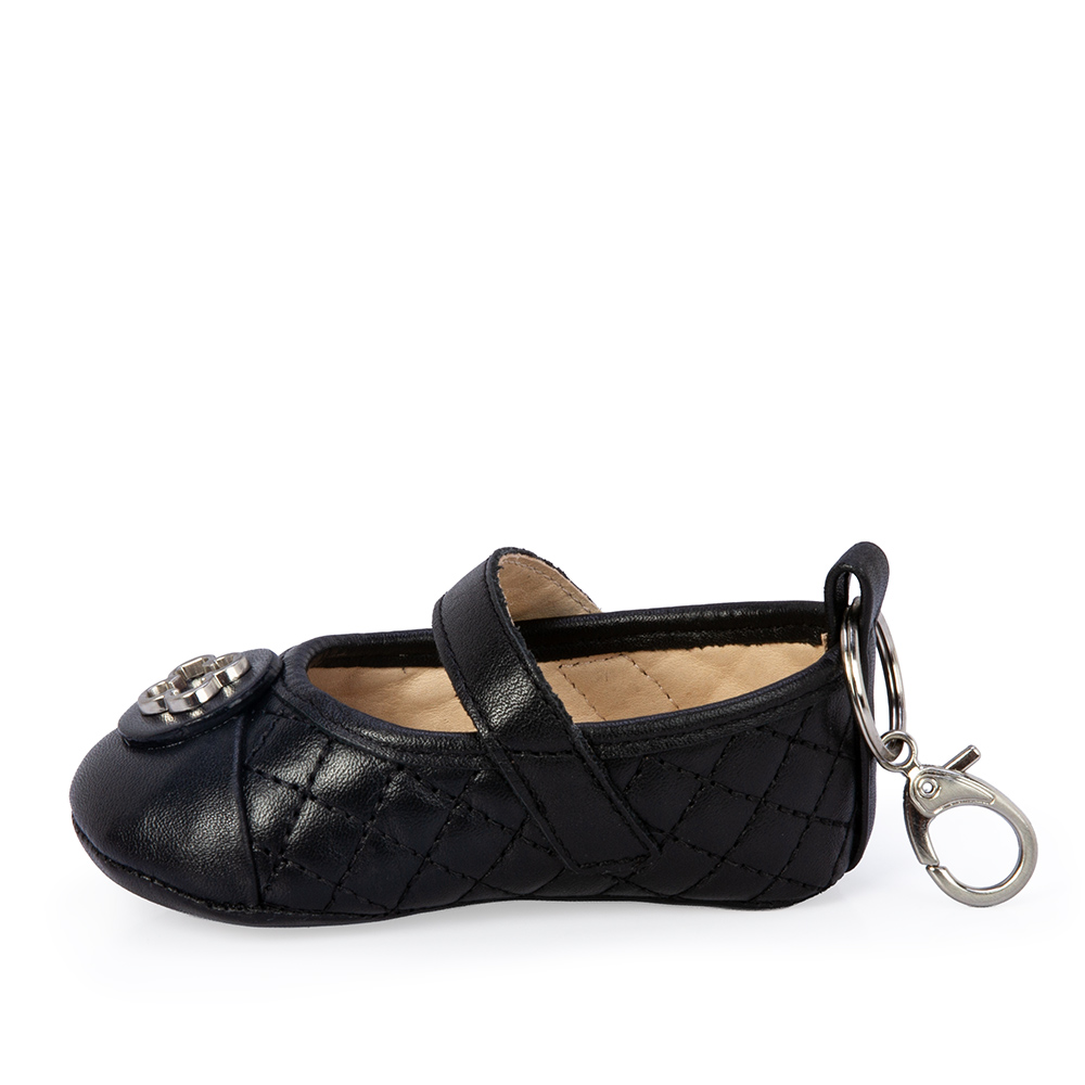 SAPATILHA BEB&Ecirc; RN DE COURO PRETA CATHERINE image number 2