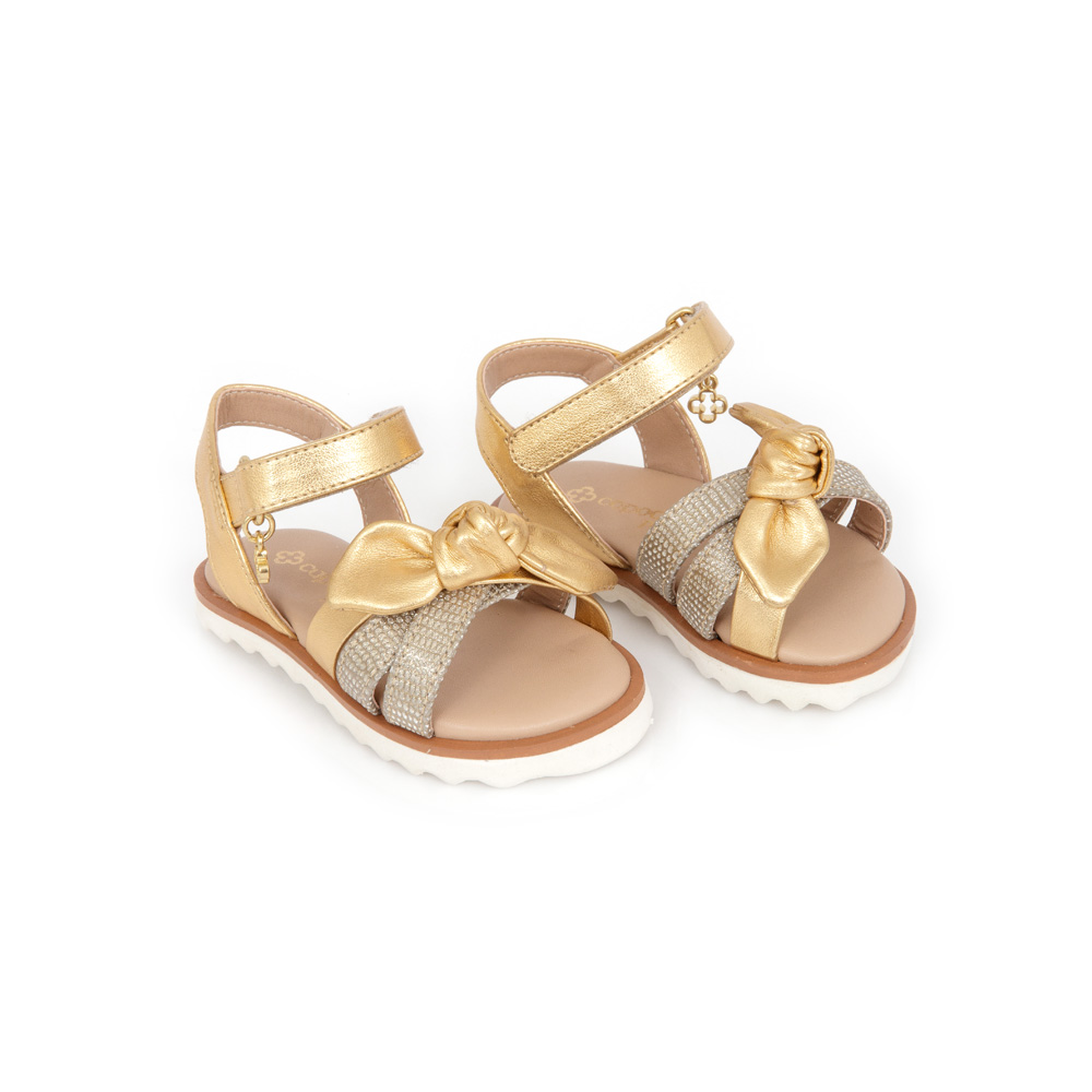 SAND&Aacute;LIA BEB&Ecirc; DOURADA METALIZADA image number 1