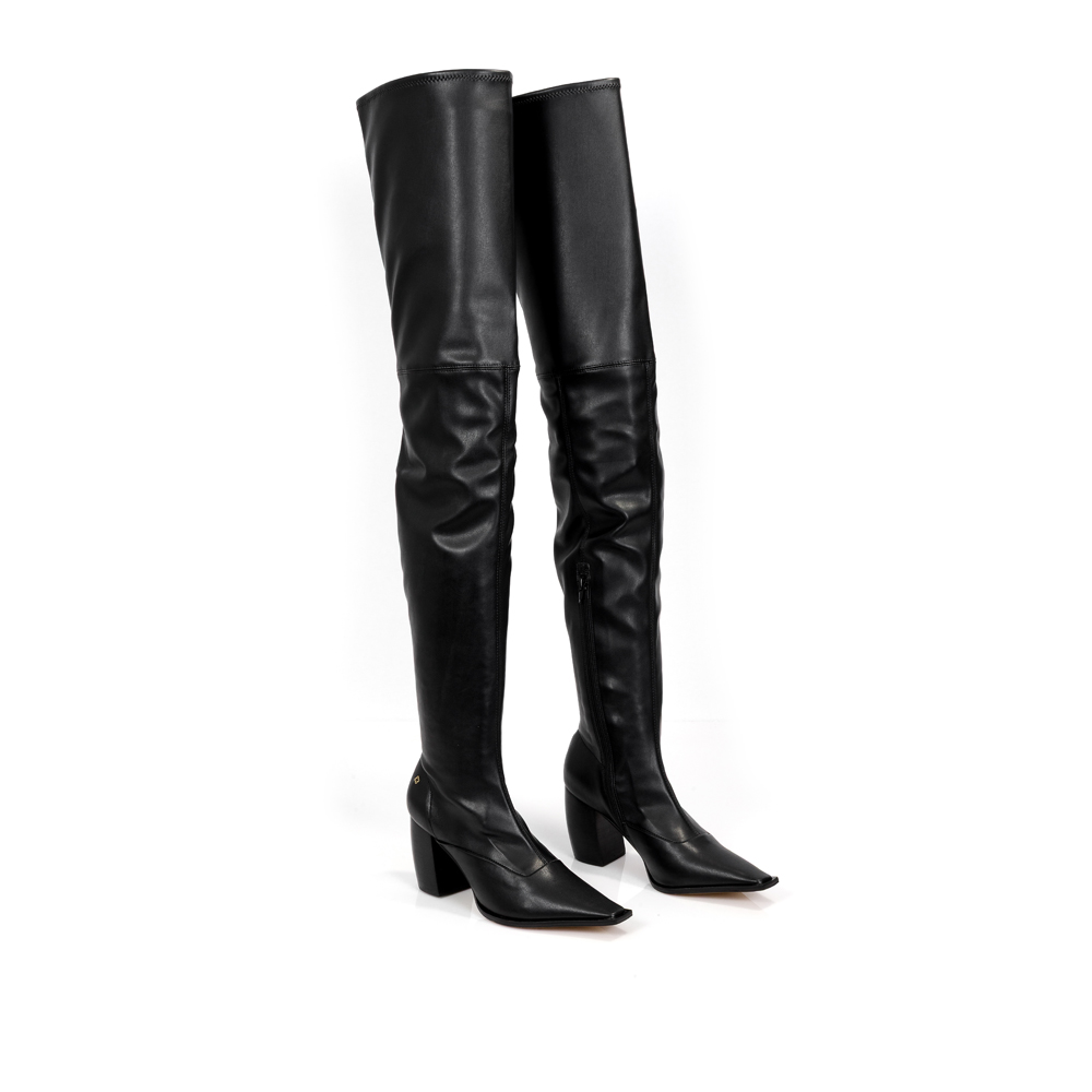 BOTA OVER THE KNEE PRETA STRECH image number 1