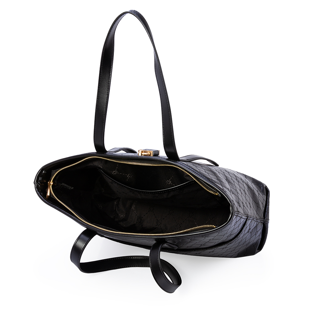 BOLSA GRANDE PRETA MONOGRAMA SHOPPER image number 4